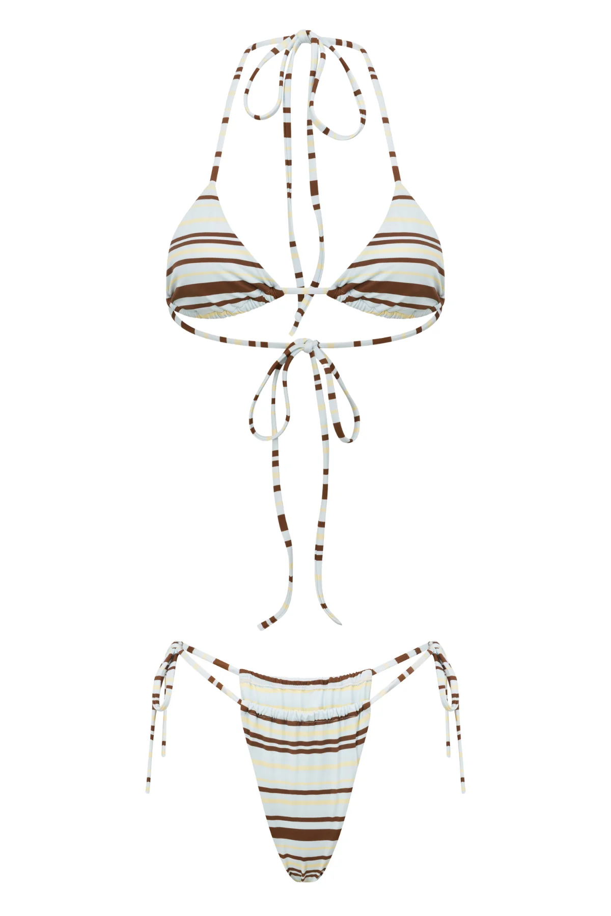 Kora Blue Stripe Bikini Top - Image 12