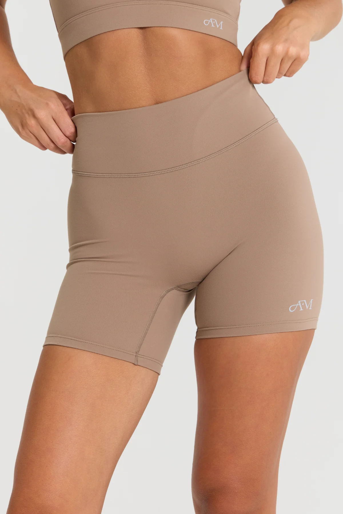 Latte Subtle Scrunch Bike Short 6" - Image 4