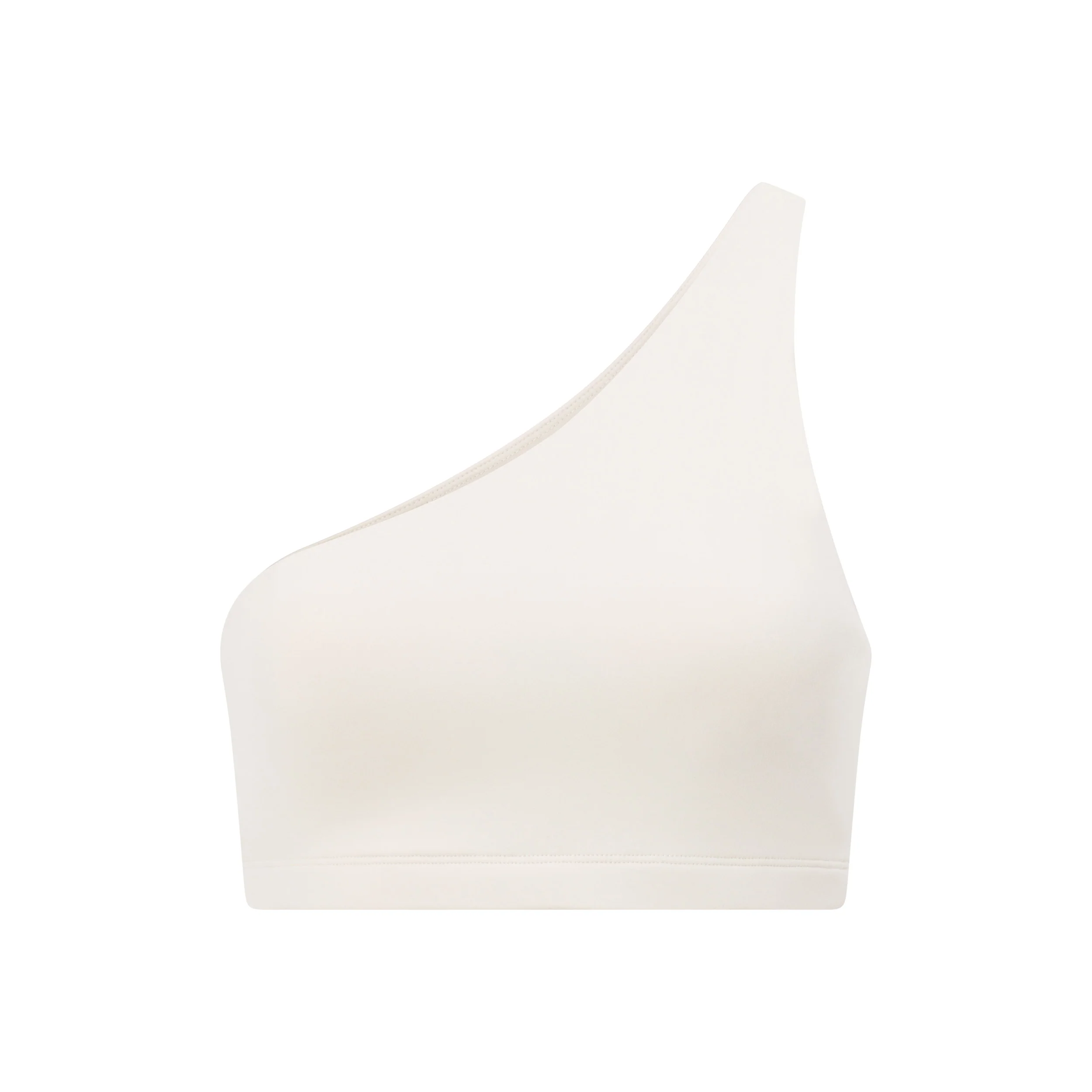 Cream Asymmetric Crop - Image 5
