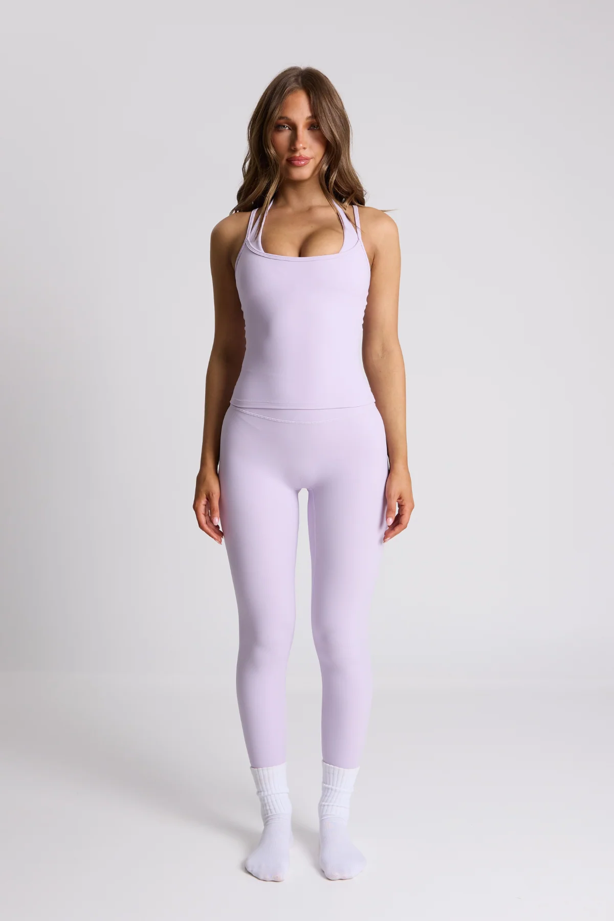 Lilac Subtle Scrunch Legging - Image 5