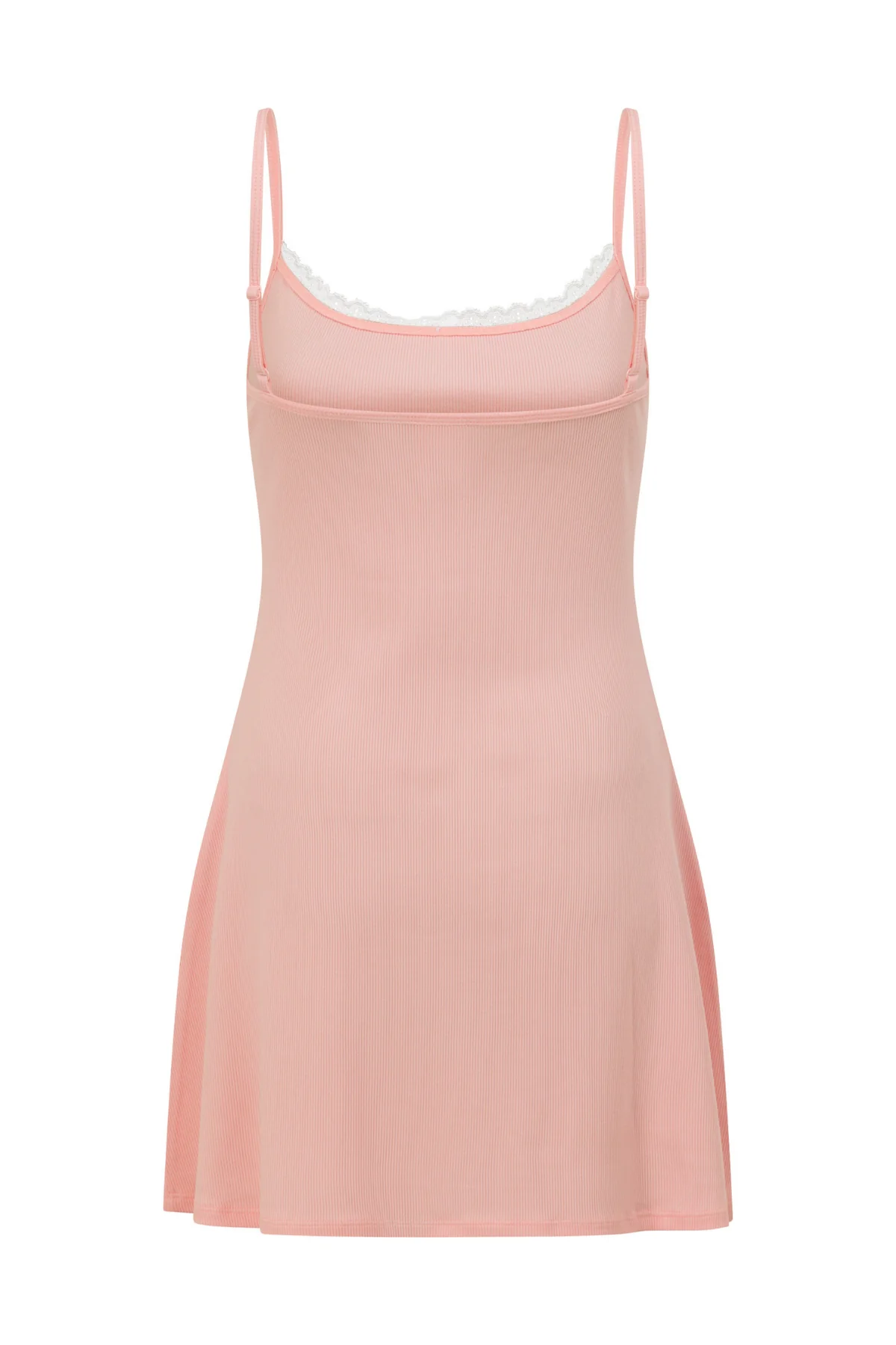 Pink Ribbed PJ Nightie - Image 9