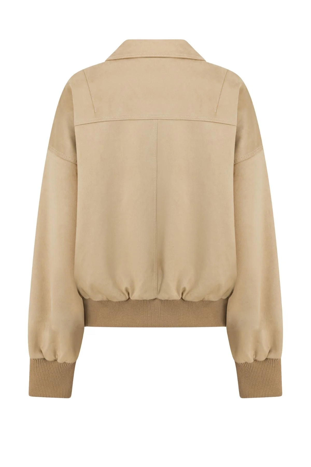 Sand Faux Suede Harper Jacket - Image 17