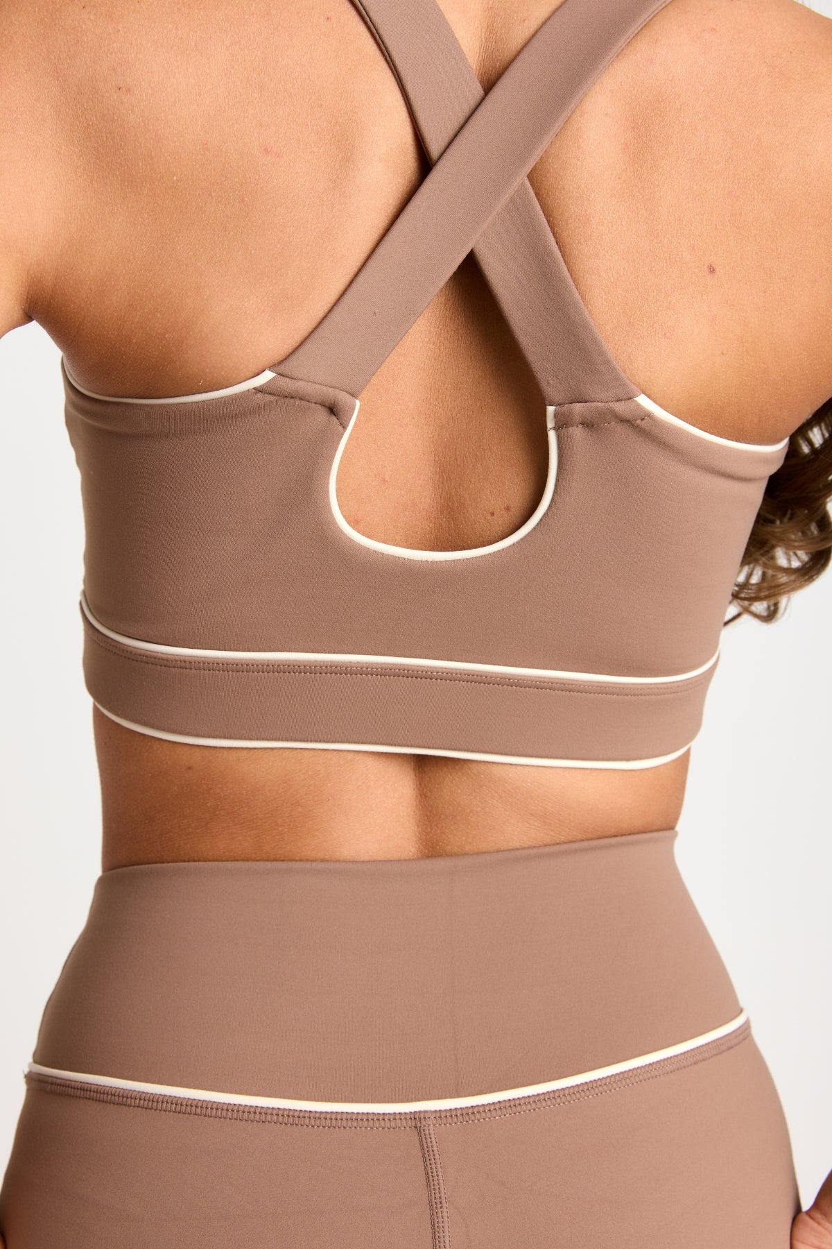 Sepia Cross Back Crop - Image 2